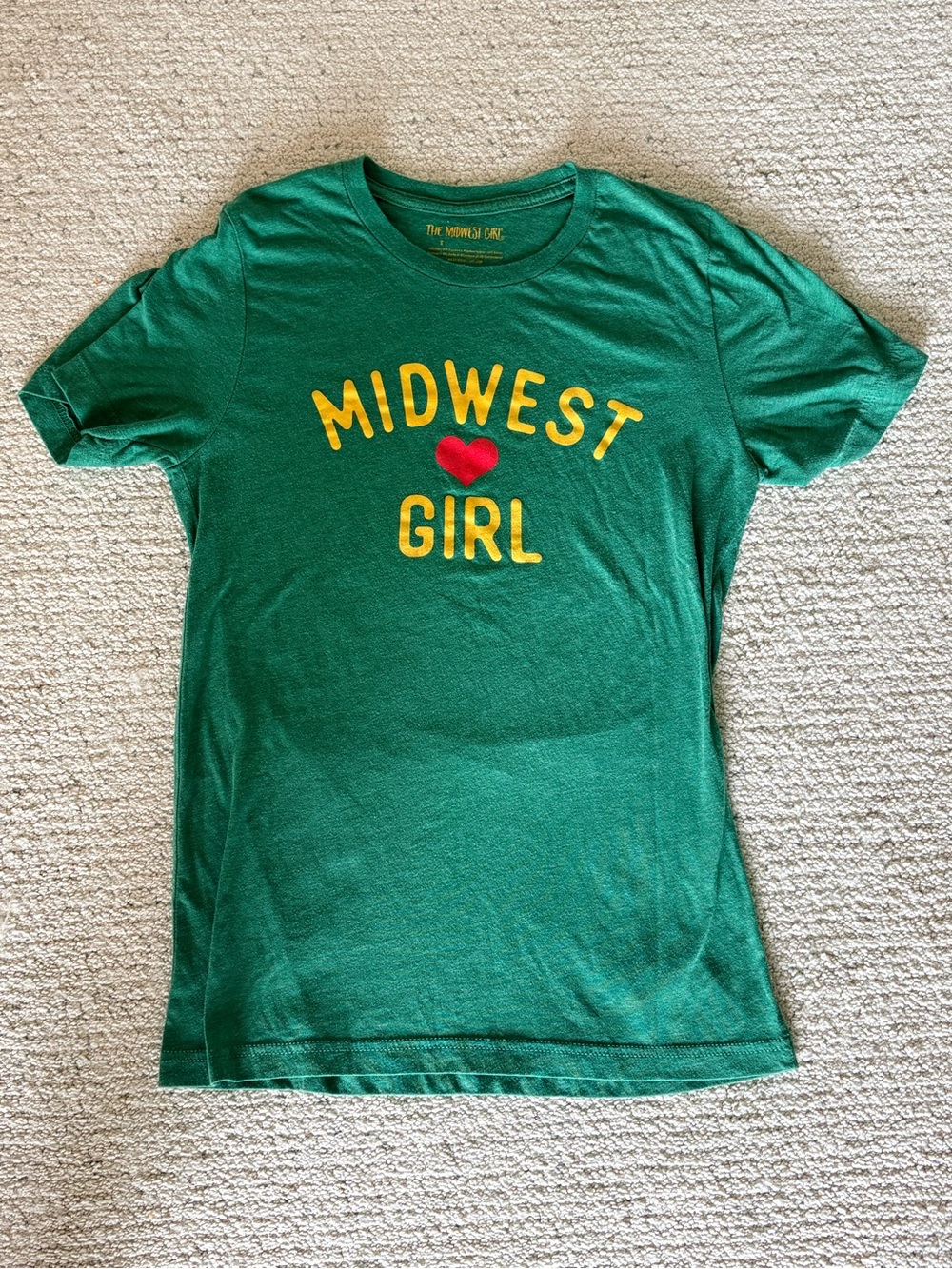 Midwest Girl Green Graphic Tee -Small